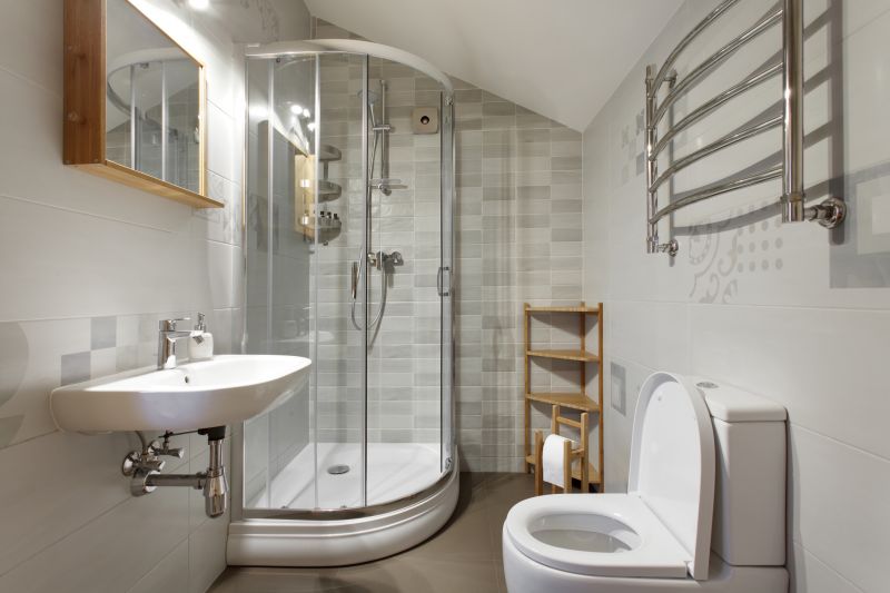 Contemporary Shower with Niche Storage