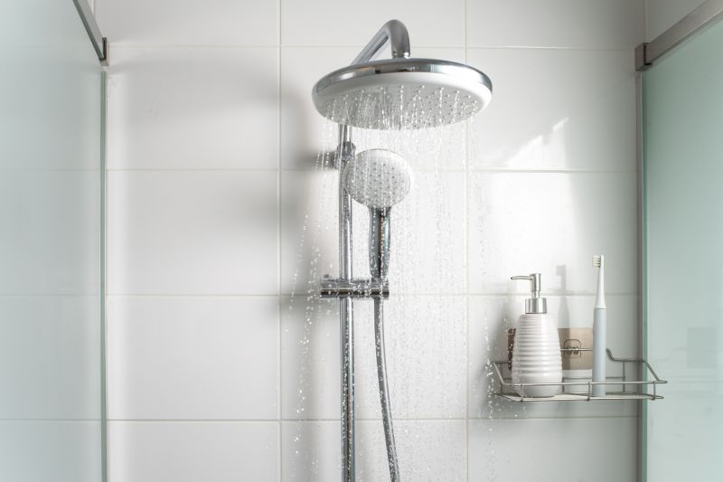 Shower with Multi-Functional Fixtures